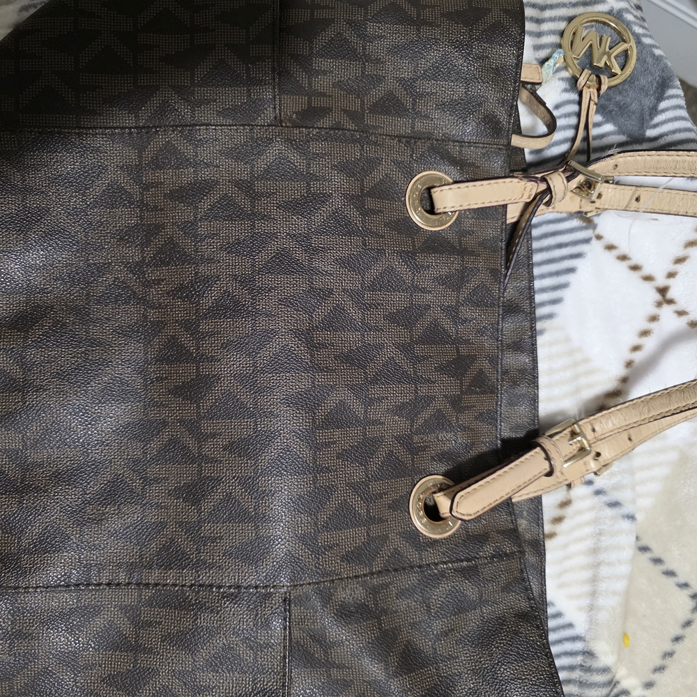 Michael Kors Brown Monogram Tote Bag